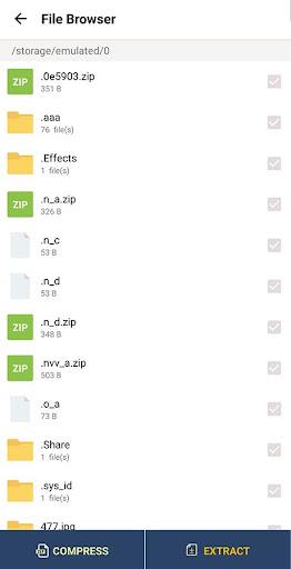 zArchiver: UnZip,Extract Files - Image screenshot of android app