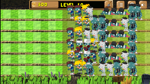 squirrels vs zombies - Gameplay image of android game