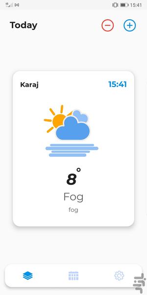 AWeather - عکس برنامه موبایلی اندروید