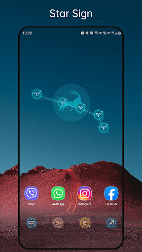 Horoscope Launcher - star sign - Image screenshot of android app