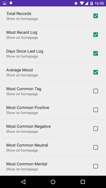 Mood Log - عکس برنامه موبایلی اندروید