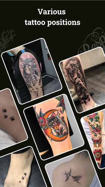 Tattoo Maker - Tattoo Design - عکس برنامه موبایلی اندروید