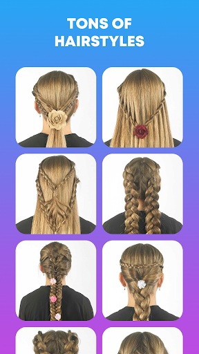 Hairstyles Step by Step - How to Style your Hair - Image screenshot of android app