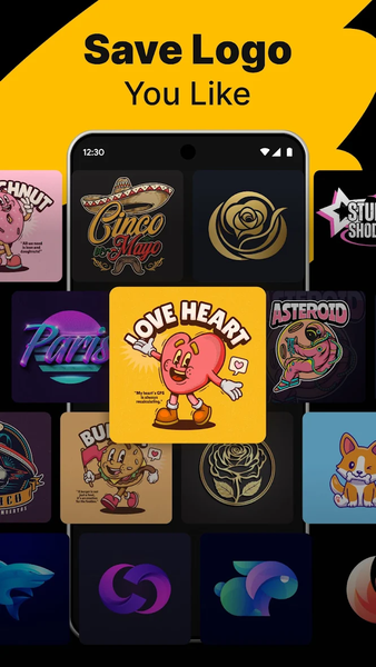 Logo Maker - AI Art Design - عکس برنامه موبایلی اندروید