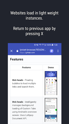 Lynket Browser (previously Chromer) - عکس برنامه موبایلی اندروید
