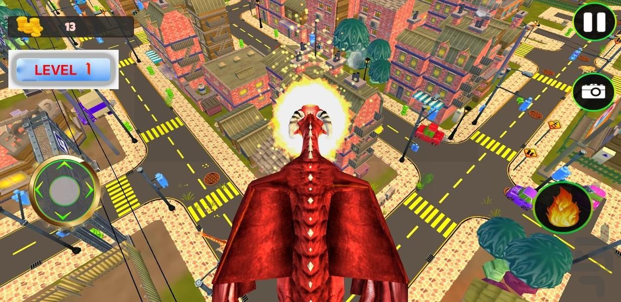 بازی اژدهای پرنده : بازی جدید - عکس بازی موبایلی اندروید