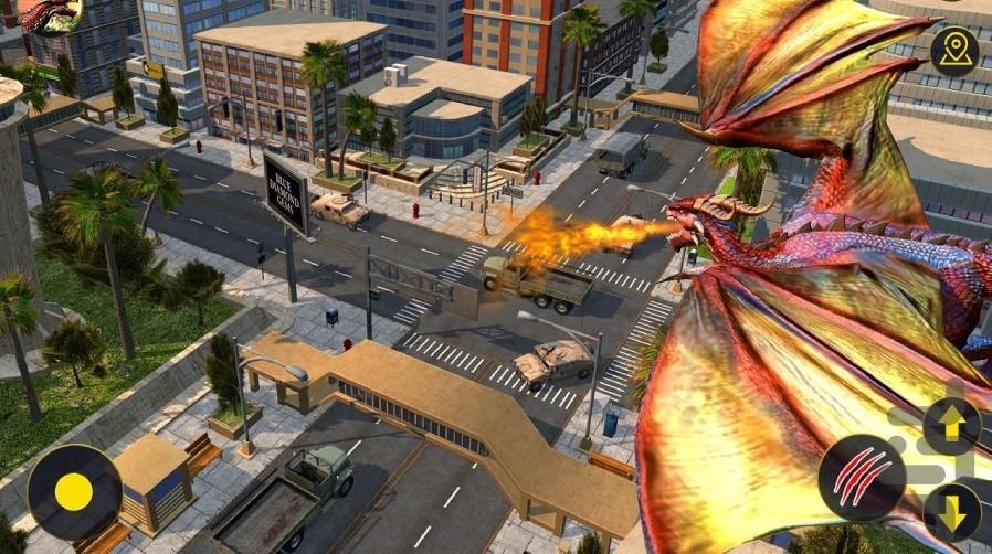 بازی اژدهای پرنده : بازی جدید - عکس بازی موبایلی اندروید