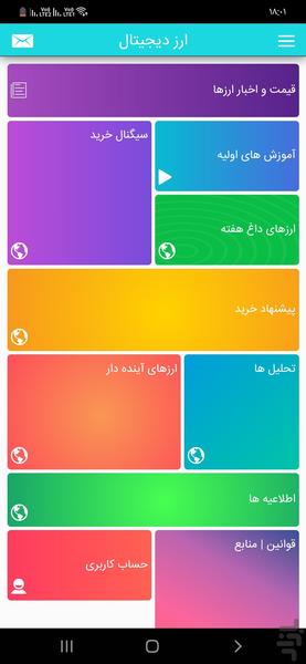 سیگنال ارز دیجیتال - Image screenshot of android app