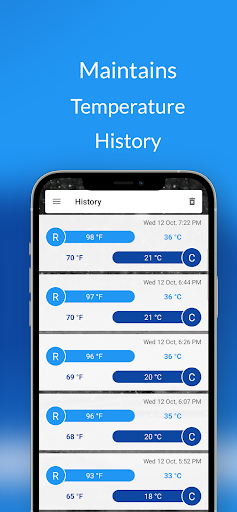 Room Temperature Thermometer - عکس برنامه موبایلی اندروید