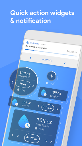 Drink Water Reminder & Tracker - عکس برنامه موبایلی اندروید