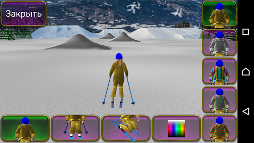 ⛷ Girl Skier. Sport game - عکس بازی موبایلی اندروید