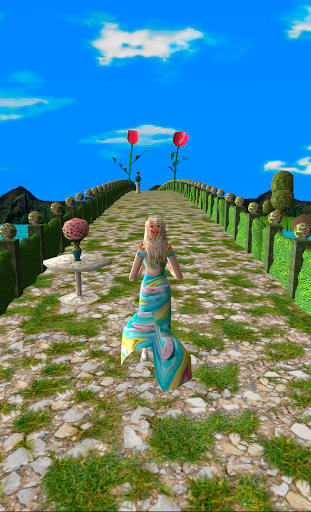 Princess runner. Endless bridg - Gameplay image of android game