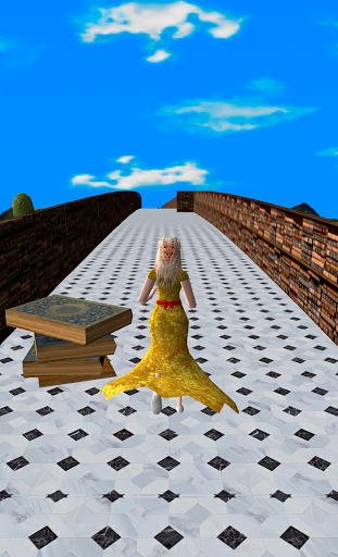 Princess runner. Endless bridg - Gameplay image of android game