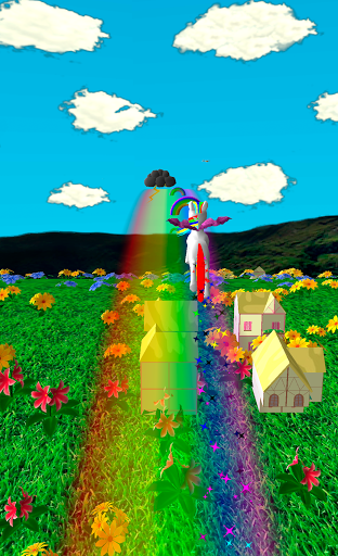 Pony on the rainbow - Gameplay image of android game