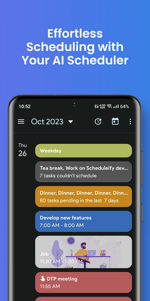 Scheduleify: Schedule Maker AI - Image screenshot of android app