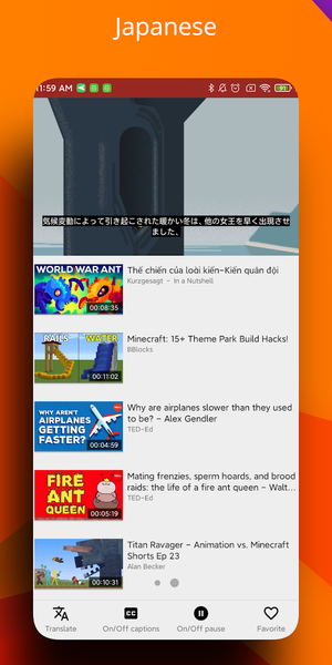 zTranslate: Translate subtitle - عکس برنامه موبایلی اندروید