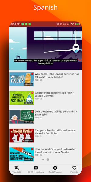 zTranslate: Translate subtitle - عکس برنامه موبایلی اندروید