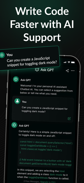 Ask GPT-۴: AI Voice Chatbot - عکس برنامه موبایلی اندروید