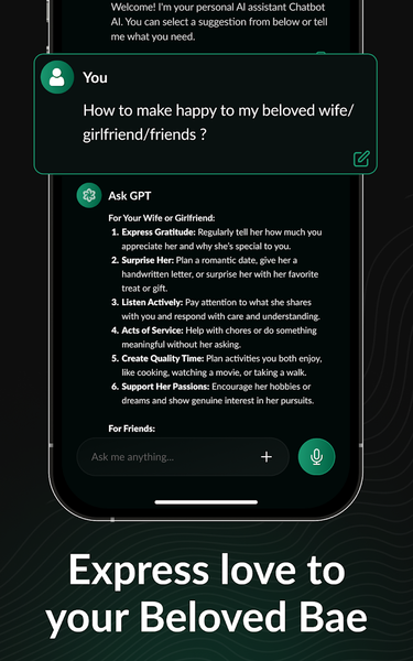 Ask GPT-۴: AI Voice Chatbot - عکس برنامه موبایلی اندروید