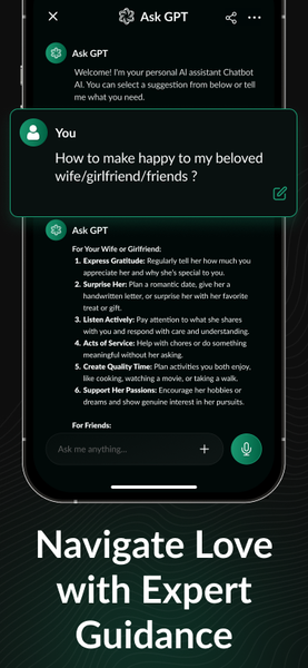 Ask GPT-۴: AI Voice Chatbot - عکس برنامه موبایلی اندروید