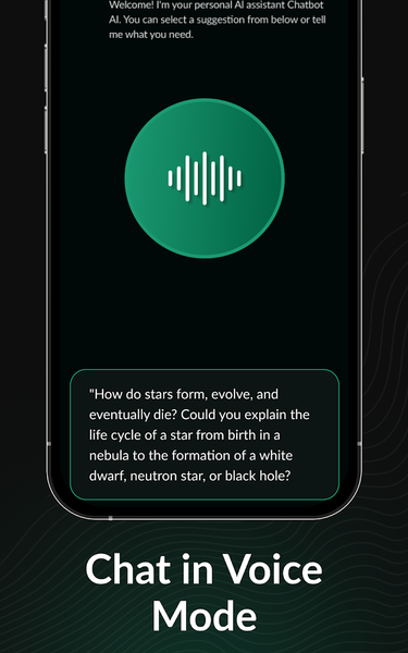 Ask GPT-۴: AI Voice Chatbot - عکس برنامه موبایلی اندروید
