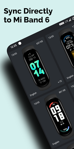 Mi Band 6 Watch Faces - Image screenshot of android app