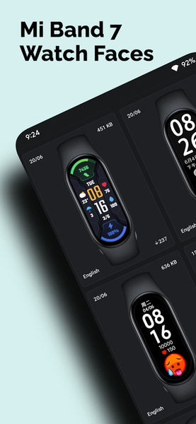 Mi Band 7 Watch Faces - Image screenshot of android app