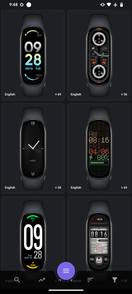 Mi Band 8 Watch Faces - Image screenshot of android app