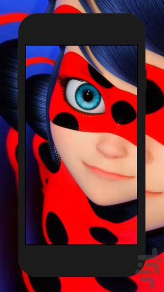 پس زمینه دختر کفشدوزکی - عکس برنامه موبایلی اندروید