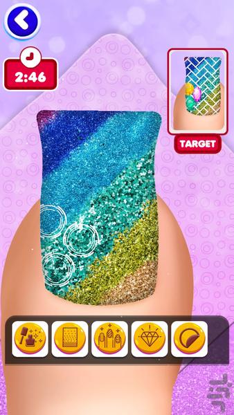 بازی سالن ناخن عروس - Image screenshot of android app