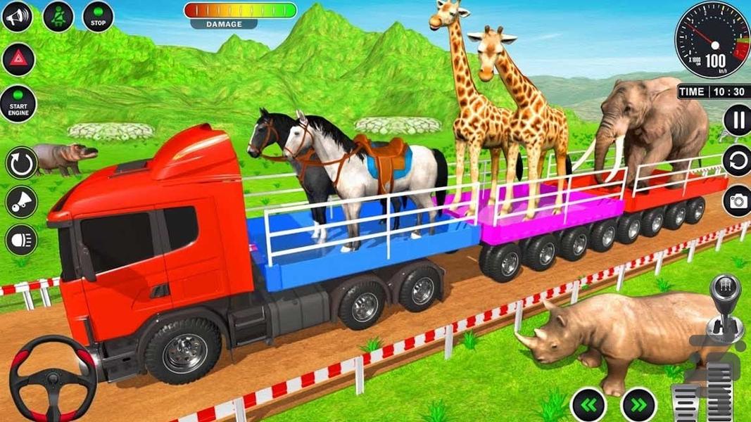 ماشین حمل حیوانات | ماشین بازی - Gameplay image of android game