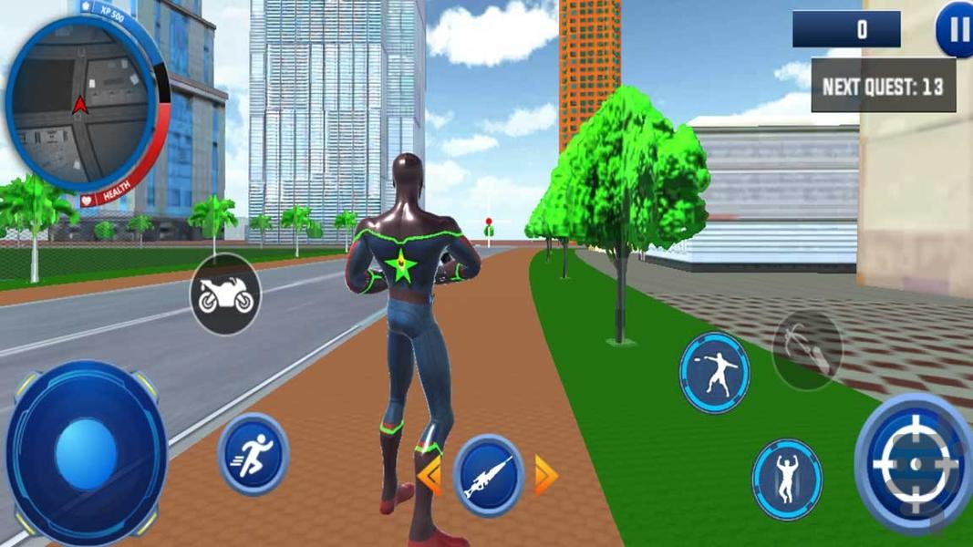 بازی مرد عنکبوتی قهرمان - عکس بازی موبایلی اندروید