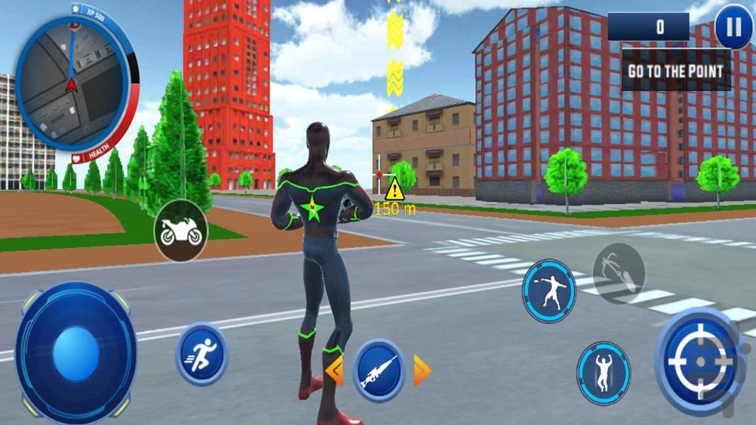 بازی مرد عنکبوتی قهرمان - عکس بازی موبایلی اندروید