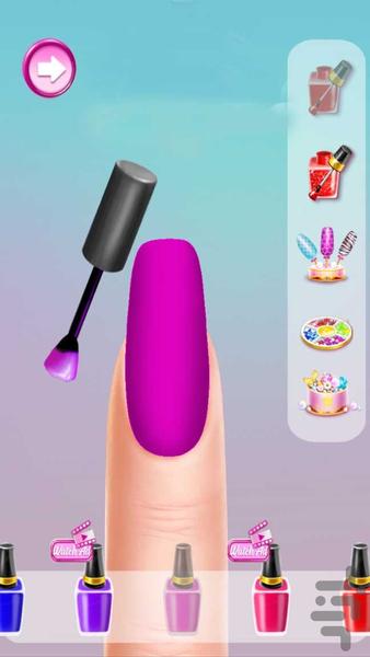 بازی جدید دخترانه سالن ناخن - عکس بازی موبایلی اندروید