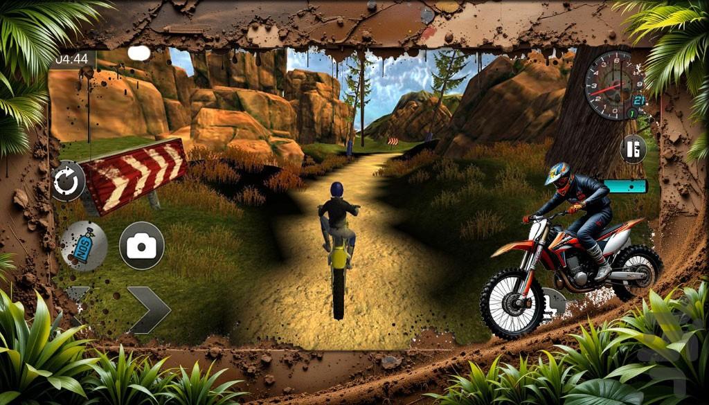 بازی موتور سیکلت - Gameplay image of android game
