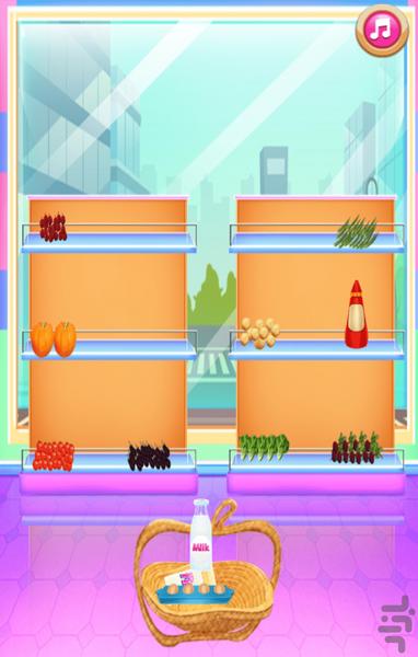 بازی دخترانه پخت لازانیا - Gameplay image of android game
