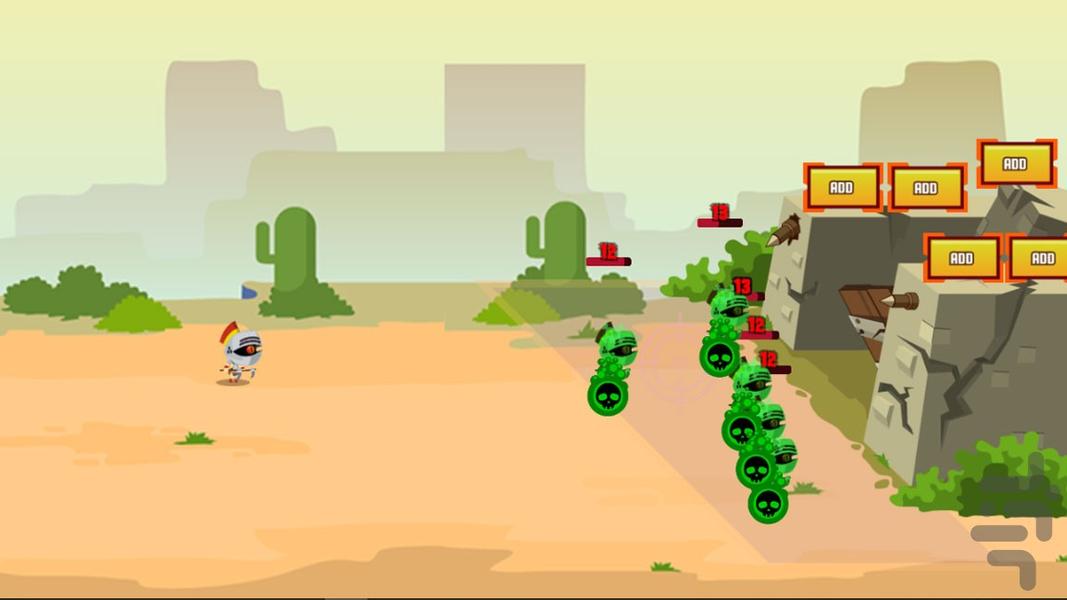بازی دفاع از قلعه - Gameplay image of android game
