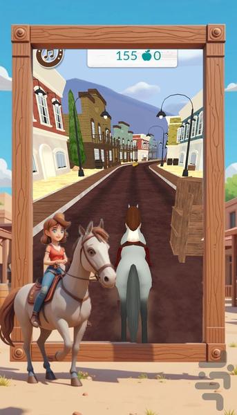 بازی دخترانه اسب سواری - عکس بازی موبایلی اندروید