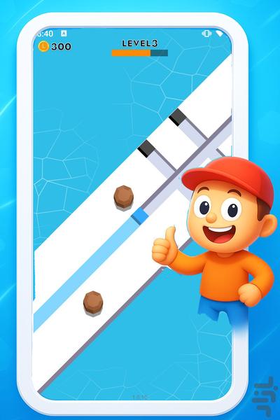 بازی خط رنگی - عکس بازی موبایلی اندروید