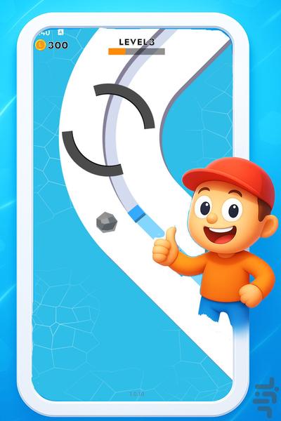 بازی خط رنگی - عکس بازی موبایلی اندروید