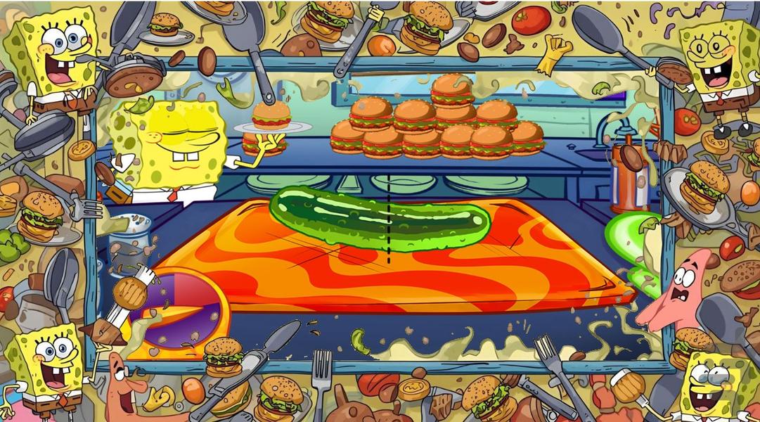 بازی باب اسفنجی سرآشپز - Gameplay image of android game