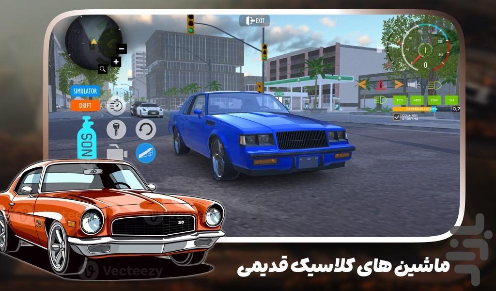 بازی ماشین بازی قدیمی - عکس بازی موبایلی اندروید