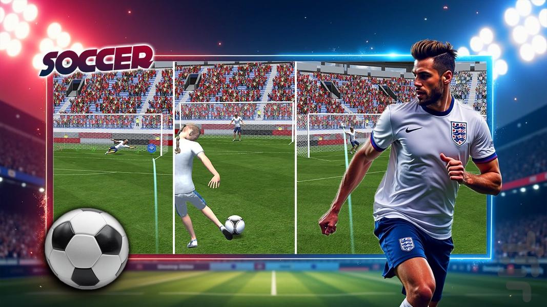 بازی پنالتی - Gameplay image of android game