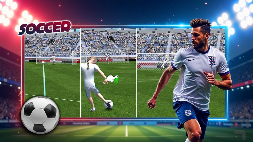 بازی پنالتی - Gameplay image of android game