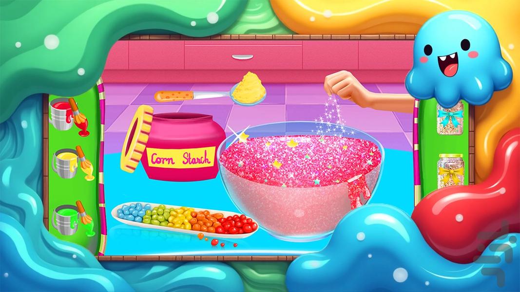 اسلایم بازی دخترانه - Gameplay image of android game