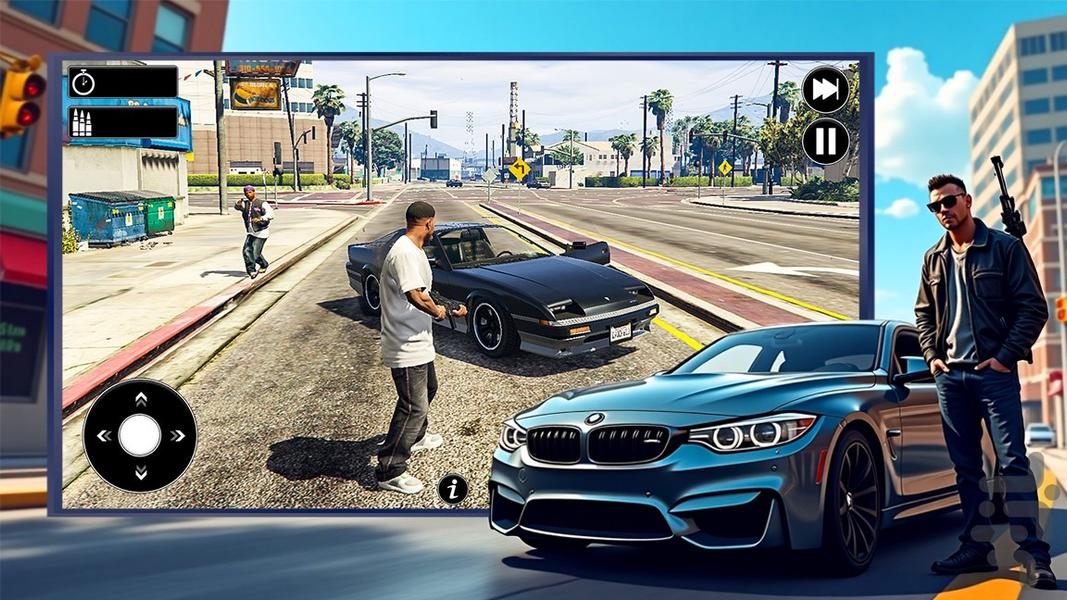 ماشین بازی سرقت - Gameplay image of android game