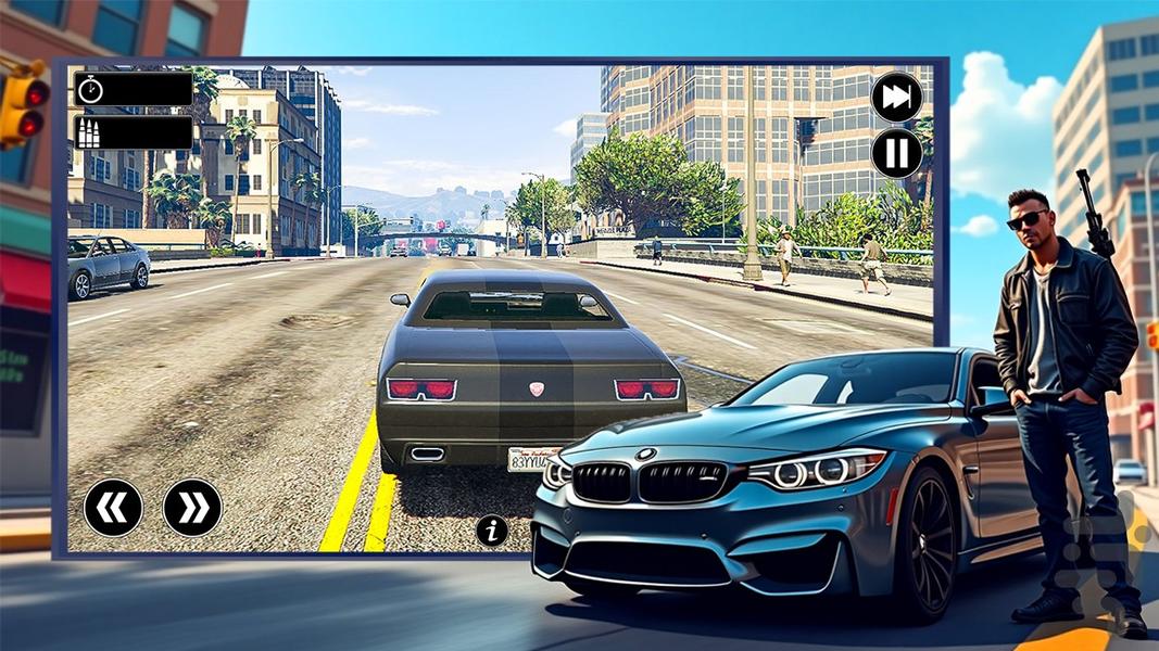 ماشین بازی سرقت - Gameplay image of android game