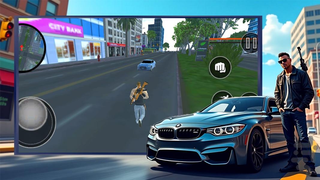 ماشین بازی سرقت - Gameplay image of android game