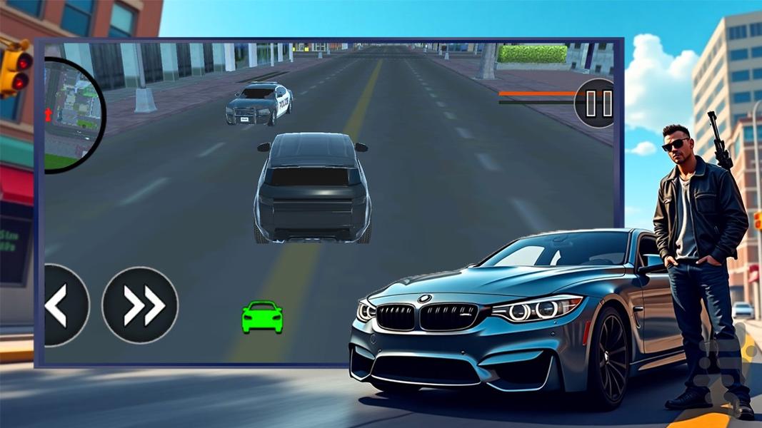 ماشین بازی سرقت - Gameplay image of android game