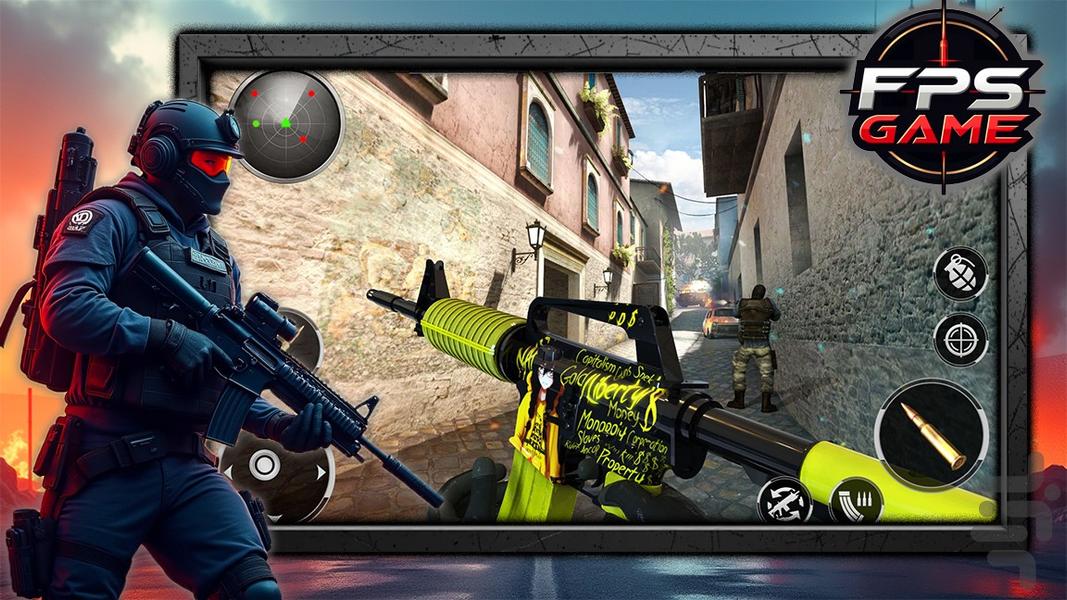 بازی جنگی تکاوران - Gameplay image of android game